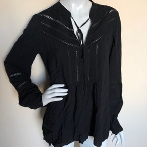 Theory women’s blouse, black, size L